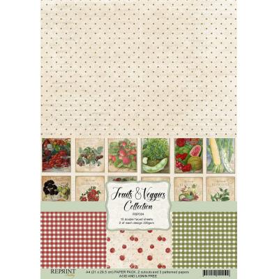 Reprint Designpapier Fruits & Veggies - Paper Pad